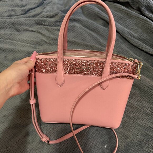 Kate Spade Pink Glitter Satchel - Picture 1 of 3